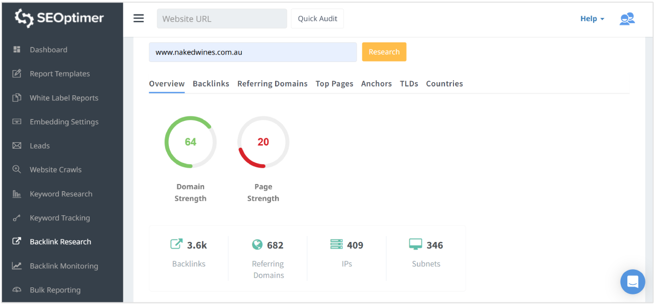 Herramienta de Investigación de Backlinks